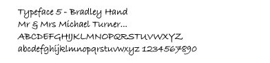 bradley hand typeface