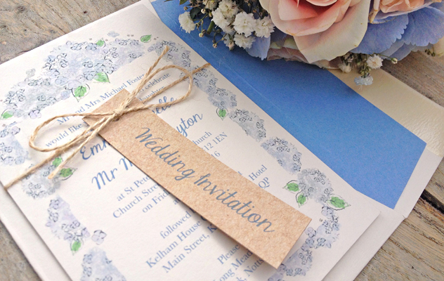 lovebirds wedding invitation
