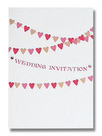 green floral wedding invitation fresh Spring design