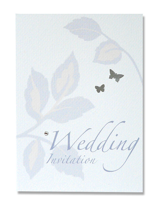 silver leaf wedding design