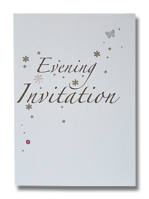 wedding sparkle evening invitation gold sparkle