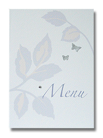 silver leaf menu soft contemporary print